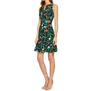 Kate Spade New York Jardin Tile Jacquard Dress